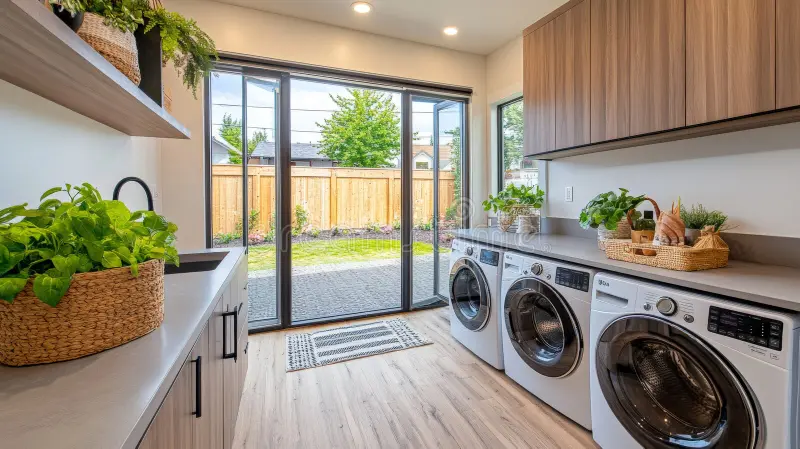 Fedor Fabrication modern laundry room