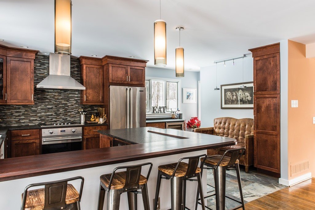 Exton cherry shaker kitchen remodel