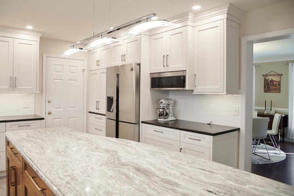 Honey Island in Kennett Square, PA kitchen remodel — White Shaker cabinetry