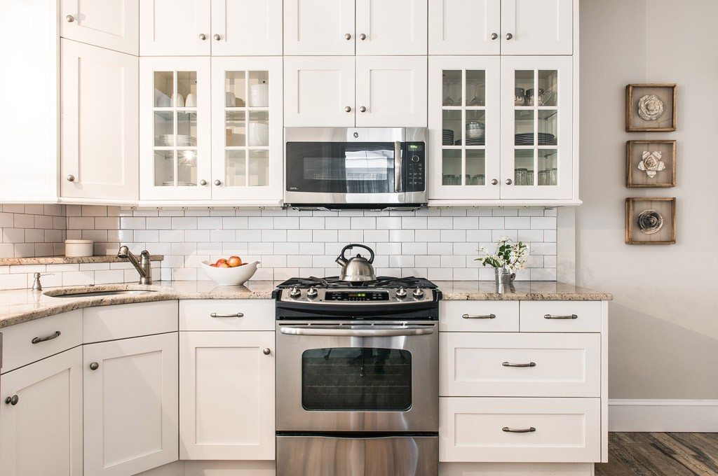 Stainless Range in West Chester, PA kitchen remodel — Borough Victorian